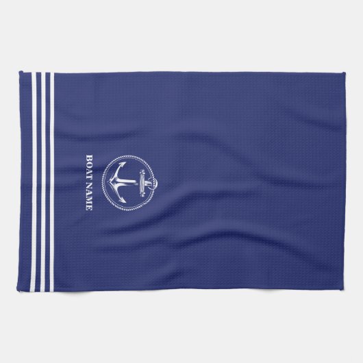 Zeekanker Naam van het zeeschip Theedoek (Horizontaal)