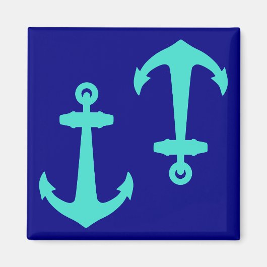 zeekanker op het witte kustpatroondek magneet (Voorkant)