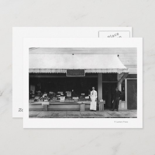 Zeekant, Uitzicht van Oregon van Hoefler Ice Cream Briefkaart (Voorkant / Achterkant)