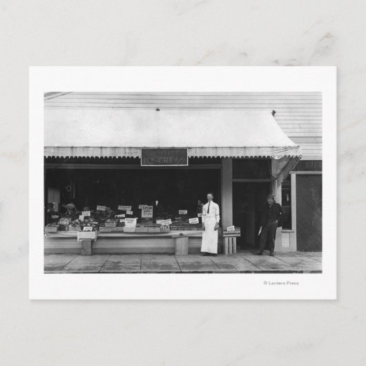 Zeekant, Uitzicht van Oregon van Hoefler Ice Cream Briefkaart (Voorkant)