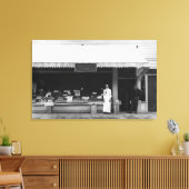 Zeekant, Uitzicht van Oregon van Hoefler Ice Cream Canvas Afdruk (Insitu (Woonkamer))