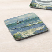 zeekapje bij Les Saintes-Maries-de-la-Mer Bier Onderzetter (Linkerzijde)