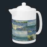 zeekapje bij Les Saintes-Maries-de-la-Mer Theepot<br><div class="desc">Het ontwerp van dit product bevat een charmante afdruk van "Seascape near Les Saintes-Maries-de-la-Mer", een olie op schilderij van canvas dat in 1888 door Vincent van Gogh werd gemaakt. Vincent van Gogh (1853 - 1890) was een Nederlandse Post-Impressionistische schilder die in iets meer dan tien jaar ongeveer 2.100 schilderijen creëerde,...</div>