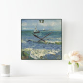  zeekapje bij Les Saintes-Maries-de-la-Mer Vierkante Klok (Huis)