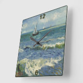  zeekapje bij Les Saintes-Maries-de-la-Mer Vierkante Klok (Hoek)