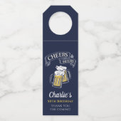 Zeekleurige kazen en bier van elke leeftijd flessenhanger (Voorkant)