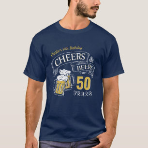 Zeekleurige kazen en bier van elke leeftijd t-shirt
