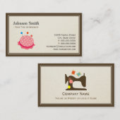 Zeekleurmachine - Snijschroefdraadkit Visitekaartje (Voorkant / Achterkant)