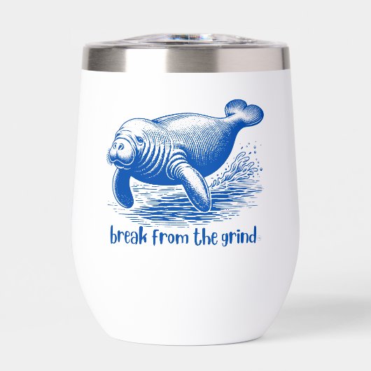 Zeekoe Wijn Tumbler (Voorkant)