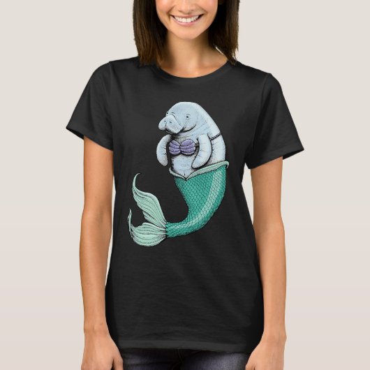 Zeekoe Zeemeermin T-shirt (Voorkant)
