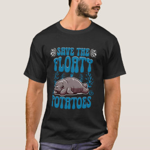 Zeekoeien Manatees Liefhebber Red De Drijvende Aar T-shirt