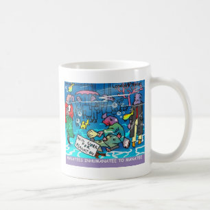 Zeekoeien Onmenselijke zeekoe Grappige T-shirts Mo Koffiemok