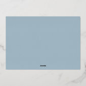 Zeekoraalgrens | Horizontale foto Folie Feestdagenkaart (Achterkant)