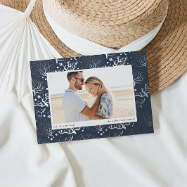 Zeekoraalgrens | Horizontale foto Folie Feestdagenkaart