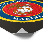 Zeekorpzegel 1 poster (Hoek)