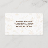 Zeekrab Logo | Voedselpatronen Visitekaartje (Achterkant)