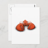 Zeekreeft Briefkaart (Voorkant / Achterkant)