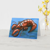 Zeekreeft Kaart (Gele Bloem)