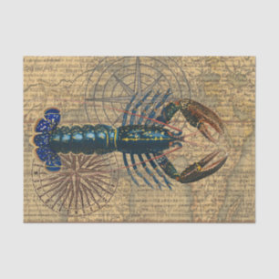 Zeekreeften Schelpdieren Zeevruchten Oceaan Tissuepapier