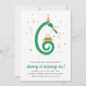 Zeekreep en cake Birthday party nodiguit_Vanilla Kaart (Voorkant)