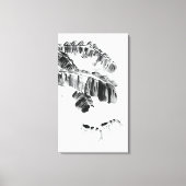 Zeekuivel in water canvas afdruk (Voorkant)