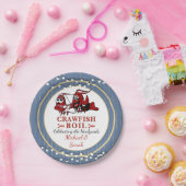 Zeekuivel Passen getrouwd of Verloving blauw Papieren Bordje (Feest)