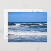 Zeekust aan de kust van de Stille Oceaan Briefkaart (Voorkant / Achterkant)