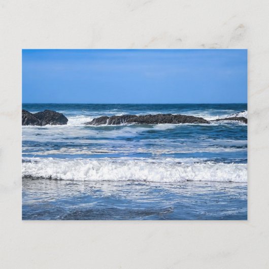 Zeekust aan de kust van de Stille Oceaan Briefkaart (Voorkant)