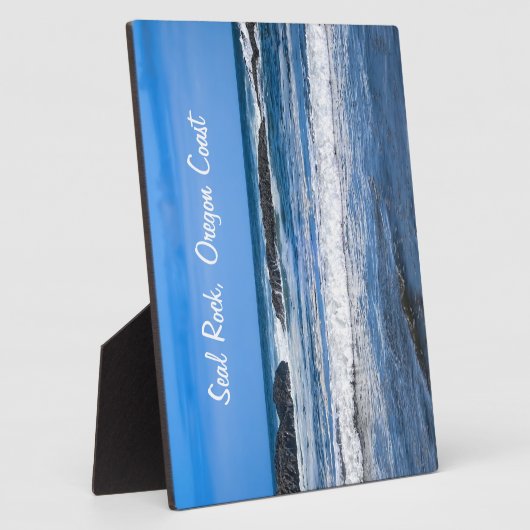 Zeekust aan de kust van de Stille Oceaan Fotoplaat (Zijkant)