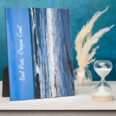 Zeekust aan de kust van de Stille Oceaan Fotoplaat (Zijkant)