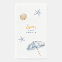 Zeekust baby jongens douche 
