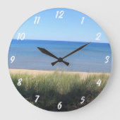 Zeekust Blauwe Groene Kust Schilderachtig Kut Grote Klok (Voorkant)