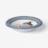 Zeekust Blauwe partij of Verloving Papieren Kommen (Gebogen)