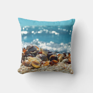 Zeekust en mousserende zee kussen