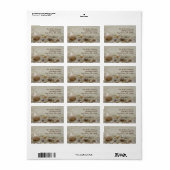 Zeekust en zandkust etiket (Full Sheet)