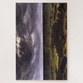 Zeekust met scheepswrak van Moonlight – Friedrich Legpuzzel (Verticaal)