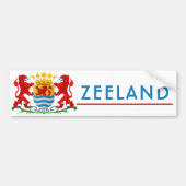 Zeeland Bumpersticker (Voorkant)