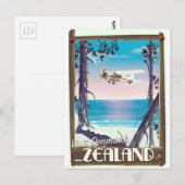 Zeeland Denemarken reisposter Briefkaart (Voorkant / Achterkant)