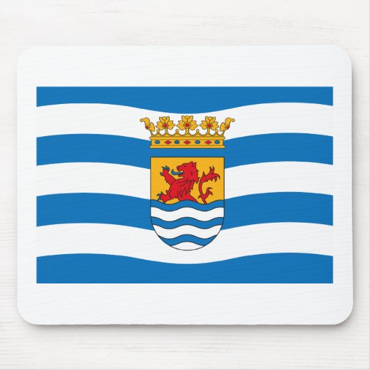 Zeeland Flag Mousepad Muismat (Voorkant)