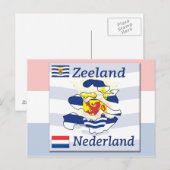 Zeeland- Nederland Briefkaart (Voorkant / Achterkant)