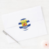 Zeeland, Nederland Ronde Sticker (Envelop)