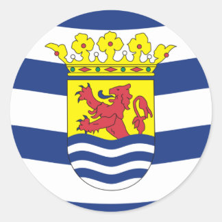 Zeeland, Nederland Ronde Sticker