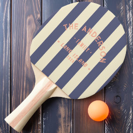 Zeelavendel Bries Strepen & Familienaam Tafeltennisbatje