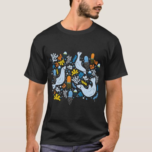 Zeeleeuwen T-shirt (Voorkant)