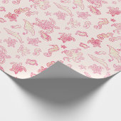 Zeeleven Gradiënt Roze Patroon Inpakpapier (Hoek)