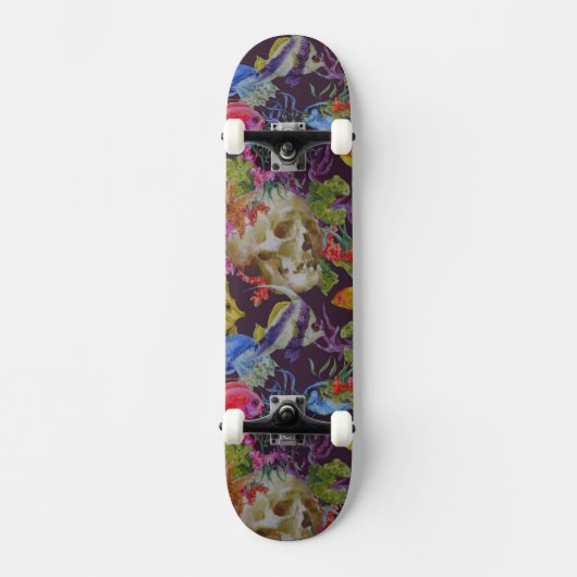 Zeeleven Grunge Patroon Skateboard (Voorkant)