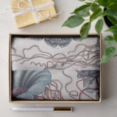 Zeeleven kwallen - Ernst Haeckel Decoupage Tissuepapier (Geschenk)