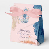 zeeleven | Seahorse Baby shower Bedankt Favor Bedankdoosjes (Voorkant Zijde)