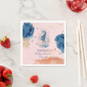 zeeleven | Seahorse Baby shower Papier Servet (Insitu)