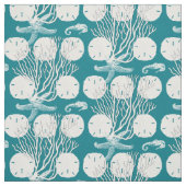Zeeleven Stof Sand Dollars Koraal Patroon (Swatch)